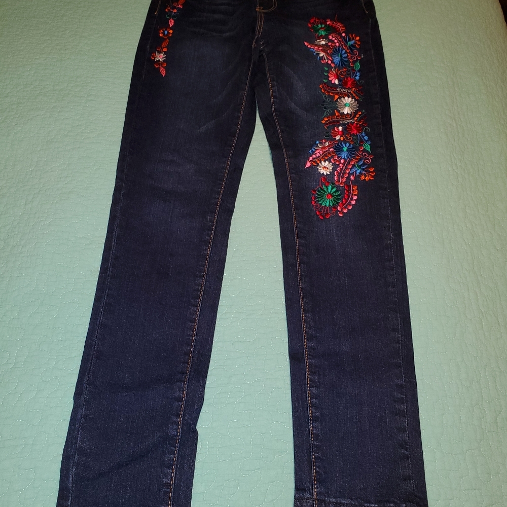 Embroidered Pants New with Tag